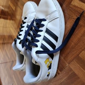 Adidas US 11.5 Bart Simpson Grand Court Shoes